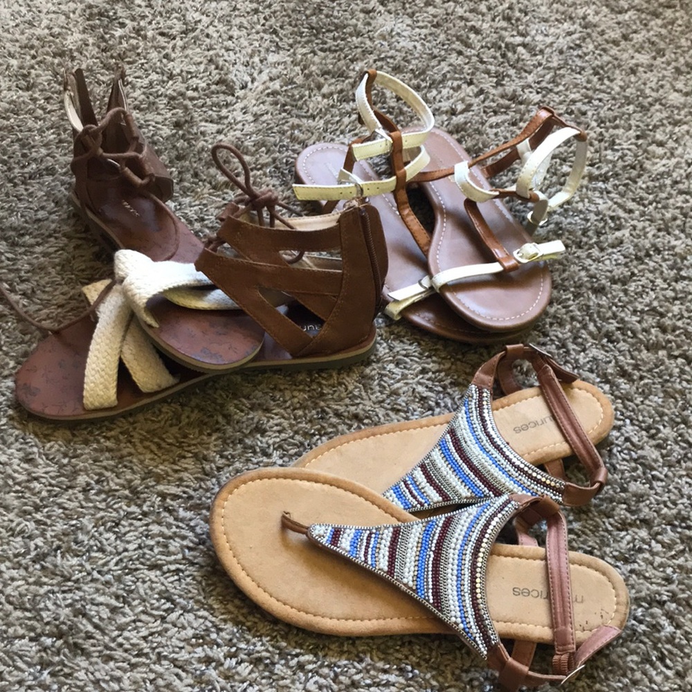 THREE Pairs Sandals Bundle